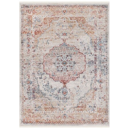 Safavieh 3 x 5 ft. Kenitra 600 Polyester Space Dyed Rectangle RugGrey & Light Blue KRA676G-3
